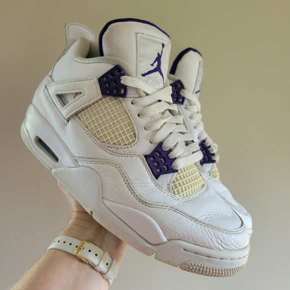 jordan 4 metallic purple womens 7.5